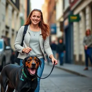 Aoife M. with their dog