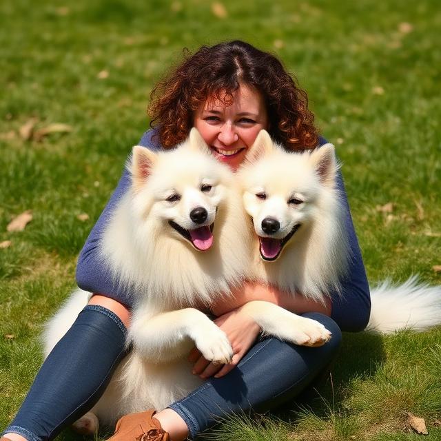 Niamh K. with their dog